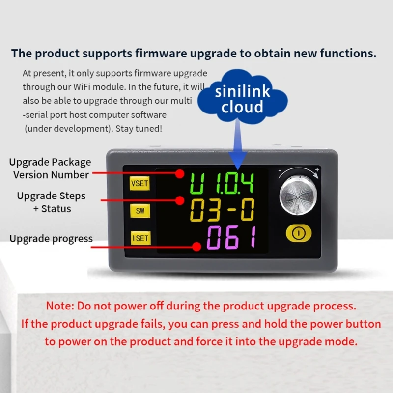 Step Down 6A/120W modul konversi daya Step Down langsung Input 6-36v Output 0-36v dengan Display Digital LED