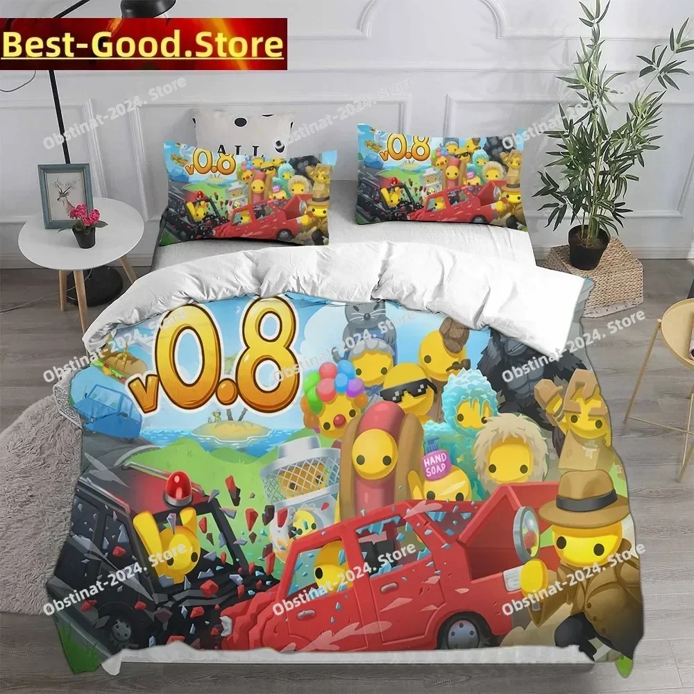 

Duvet Cover Bedding Sets Wobbly & Life Single Twin Full Queen King Size Quilt Anime Bed Cover Pillow Case Set