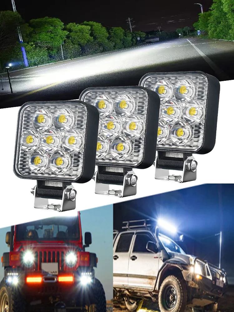 

2.5''Mini LED Work Light 12-24V Car Work Light Waterproof for Motorcycle Car UTV ATV Jeep Off-Road Search Light