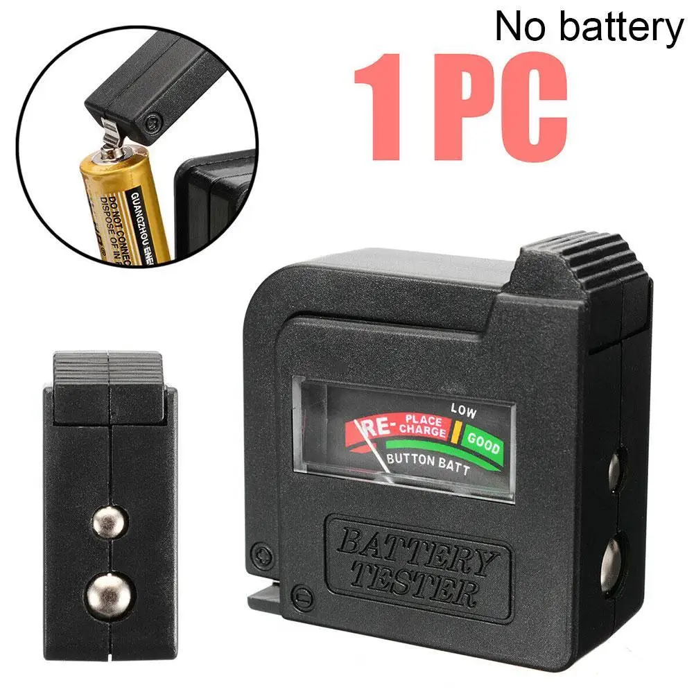 BT860 Battery Voltage Indicator Battery Tester Checker Button Battery Voltage Cell Monitor 1.5V/AA/AAA/9V Universal J9S6