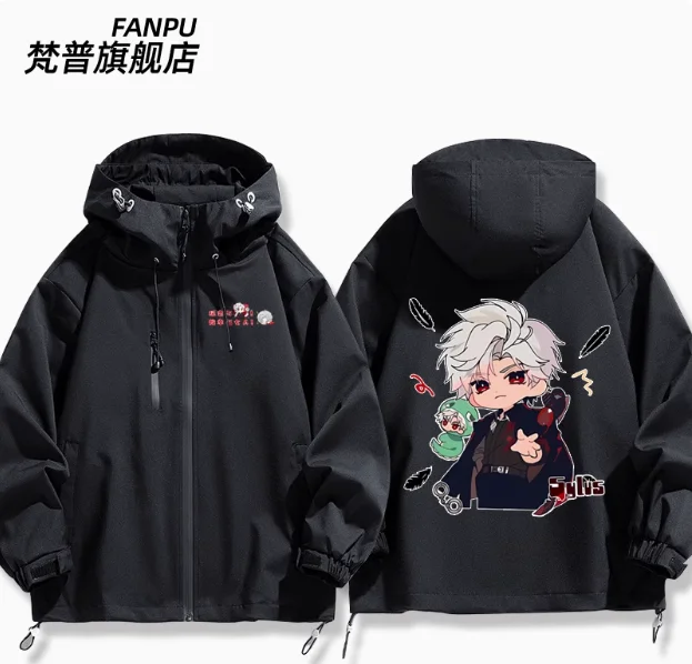 Anime Love and Deepspace Sylus Hooded Hoodie Cosplay Autumn Winter Men Women Coat Loose Jacket Tops