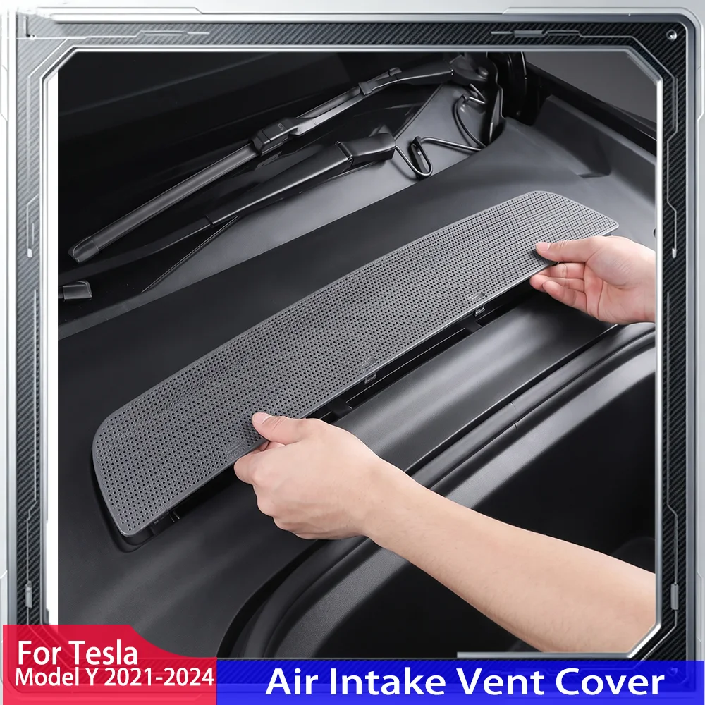 Air Inlet Protective Cover For Tesla Model Y 2024 Intake Vent Net Grill Insect-proof Filter Front Face Car Interior Accessories