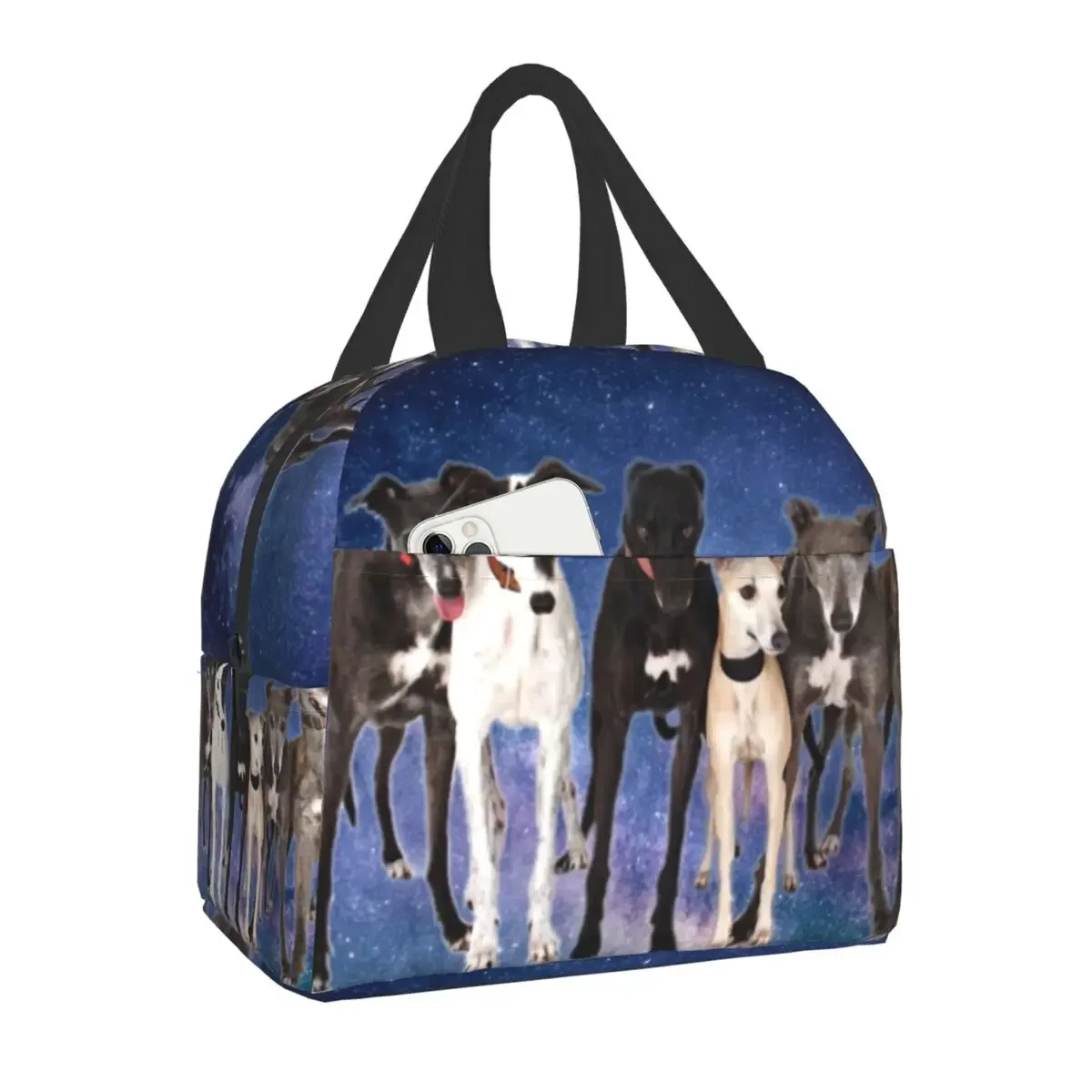 Just A Girl Who Loves Yorkies Thermal Insulated Lunch Bag Yorkshire Terrier Resuable Lunch Container Multifunction Food Box
