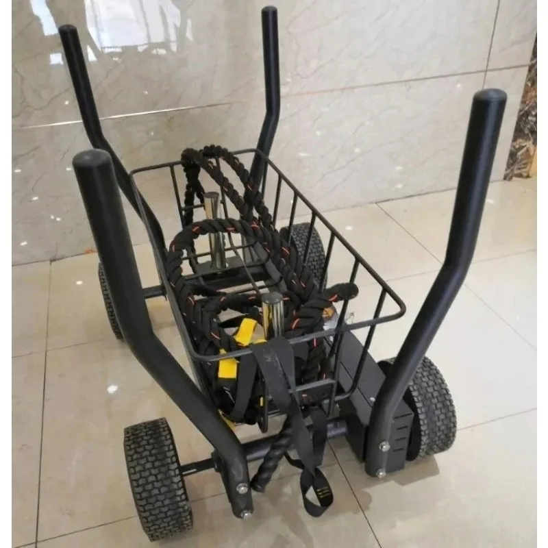 Factory Commercial Good Quality Gym Equipment Tank Exercise Push Pull Workout Tank Sled With Wheels Variable Tank Car