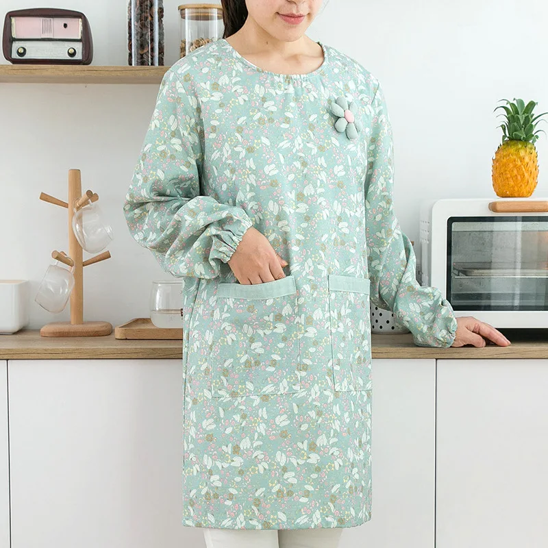 avental-de-algodao-feminino-de-manga-longa-impermeavel-e-resistente-a-Oleo-roupas-de-trabalho-para-uso-domestico-na-cozinha