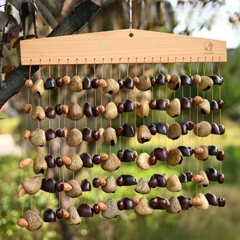 

Pangi Nut Shell Sound Bundle Chacha Wind Chimes Outdoor SoundNM42