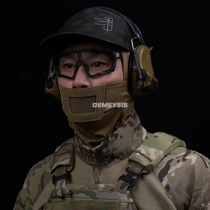Pasamontañas táctico transpirable – Malla completa airsoft paintball - imagen 5