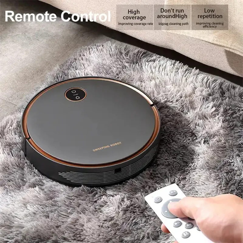 Smart Robot Vacuum Auto‑Recharge 2‑in‑1 Sweep Mop Household Small Home Appliance