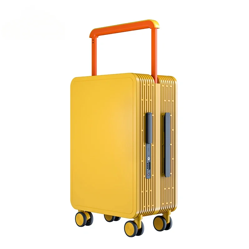 New Design LEAVESKING  Colorful Wide Trolley Suitcase  PC Luxury Travel Luggage with Spinner Wheel