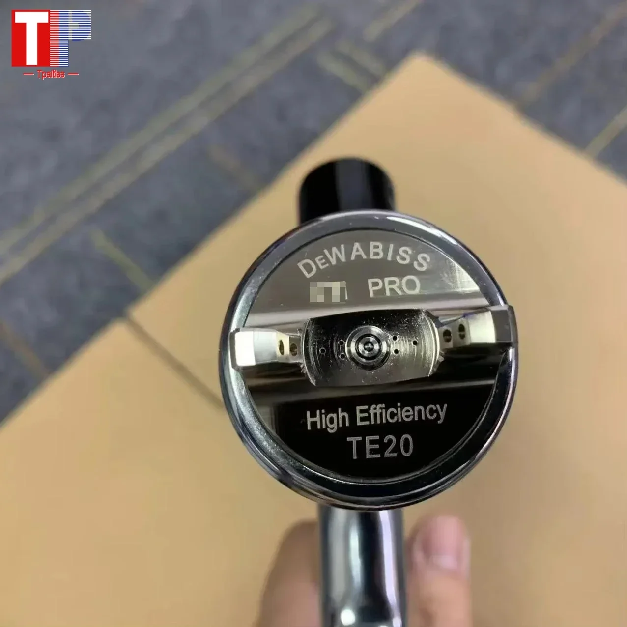 ブラックスパイダースプレーガン TE20 1.3 ミリメートルノズル LVMP ペイントツール 600 ミリリットルカップワニスとプライマー用