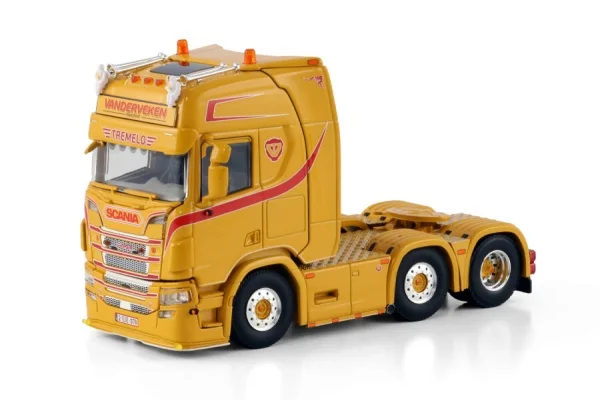 

Collectible Diecast Model WSI 1:50 Scale Sca-nia R 6X2 Axle Transport Truck Tractor Alloy Model TRANSPORT VANDERVEKEN 01-4778