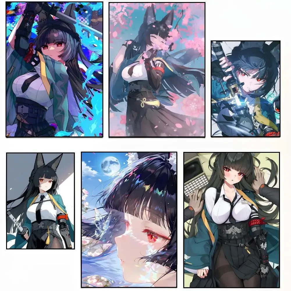 Character Game Zenless Zone Zero Miyabi Hoshimi Poster Modern Living Room Artwork & Beautiful Home Decor Style