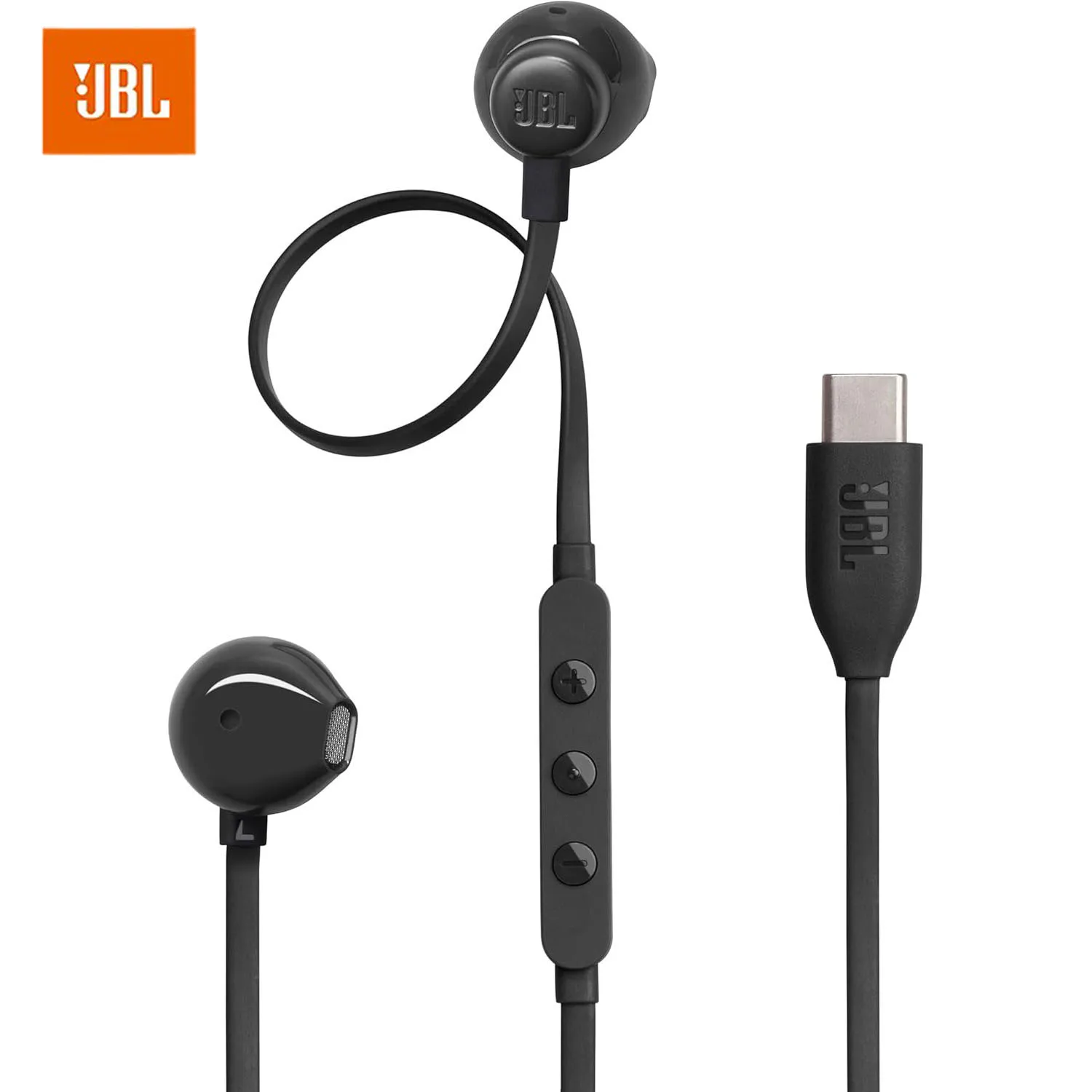 JBL TUNE 305C Écouteurs semi-intra-auriculaires filaires officiellement autorisés Interface audio type-c haute résolution Choisissez parmi 3 effets sonores EQ