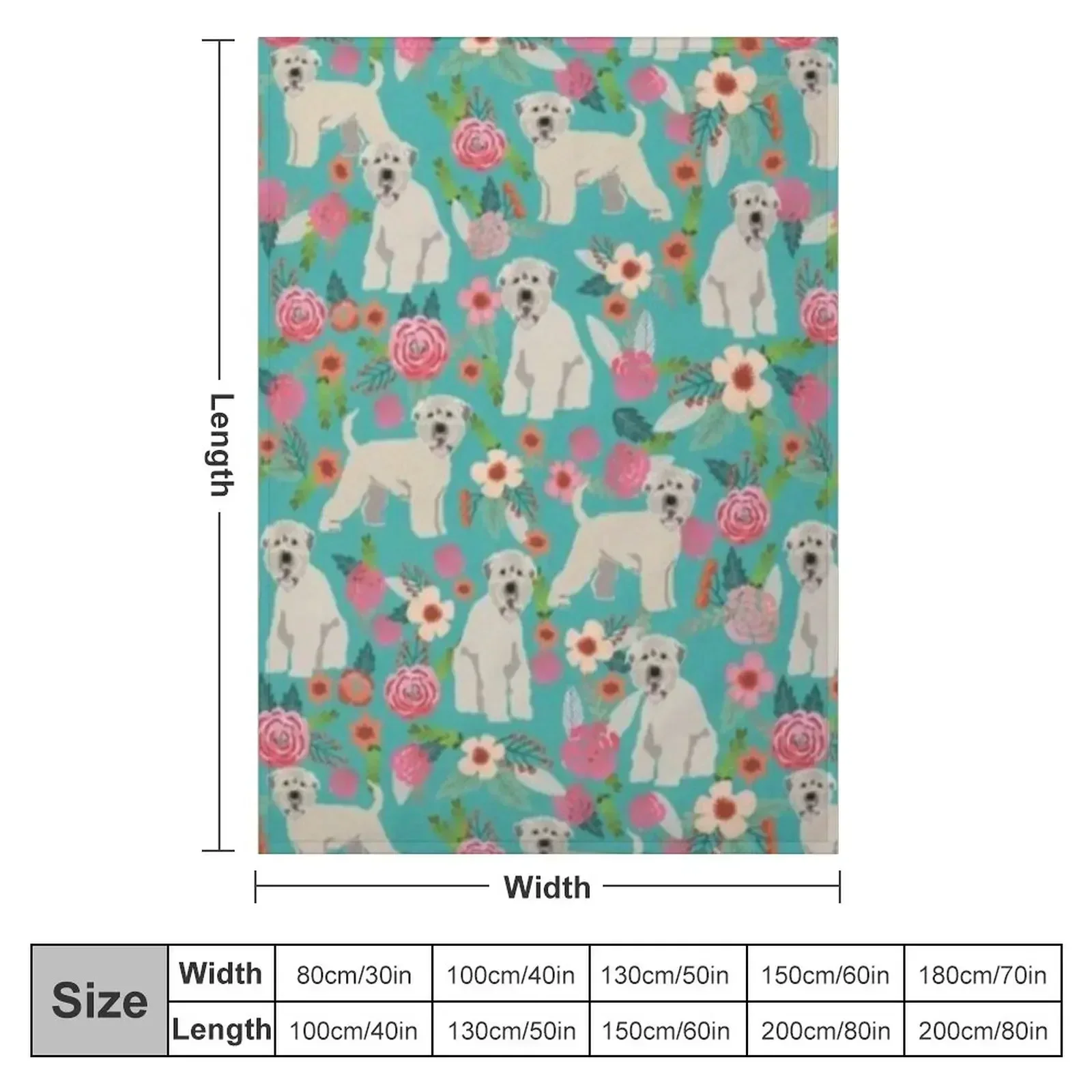 SOFT COATED SWEATHEN Throw Blanket couch cozy soft plush fuzzy picnic outdoor blanket