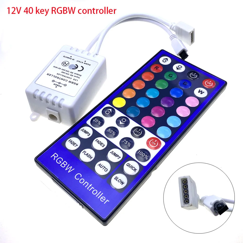 12V-24V 24Key 40Key LED Light With RGB Controller Mini 24Key DC12V Infrared Remote Control For 3528/2835/5050 LED Light Bar RGB