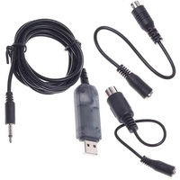 SM100 RC Flight Simulator Flysky Flight Simulator Cable for Flysky i6 i4 TH9X T6 T4B GT3 GT2 Remote Controller Adapter