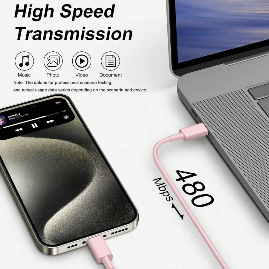 USB C to Type C Multi Color Cable PD Fast Charging Data Cable For Phone15 Huawei Samsung Type C Data Line 1pcs/2pcs/3pcs/5pcs