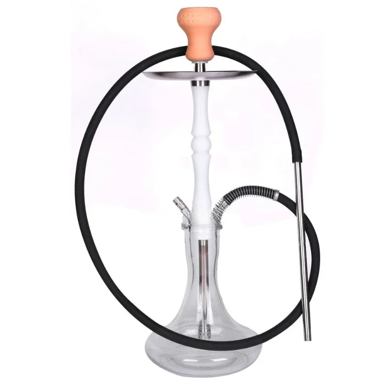 

Simple nylon stainless steel shisha black and white