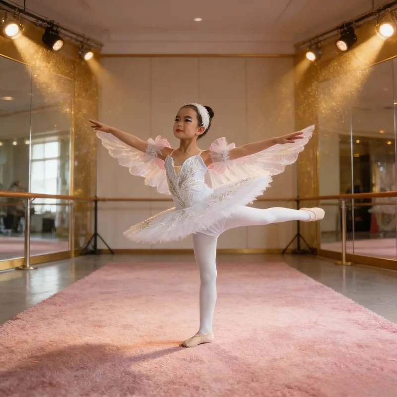 

Милый балетный костюм-пачка для выступлений, детское тюлевое платье для балета, пышная юбка