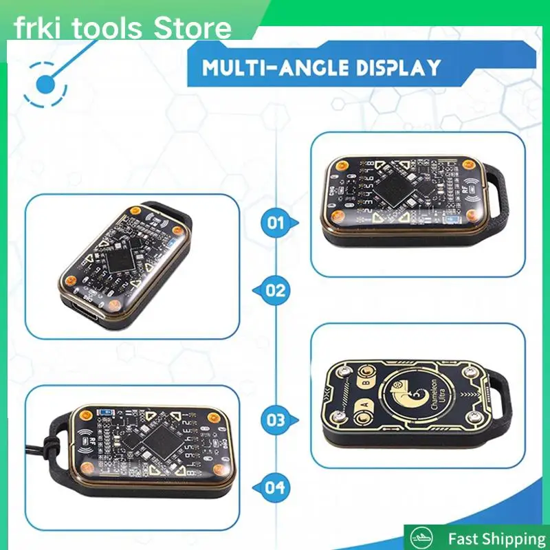 

Upgrade Chameleon Ultra RFID Card Emulator+4XUID Keychain RFID Smart Chip Reader 125K 13.56M Card Decode NFC Duplicator-A79G