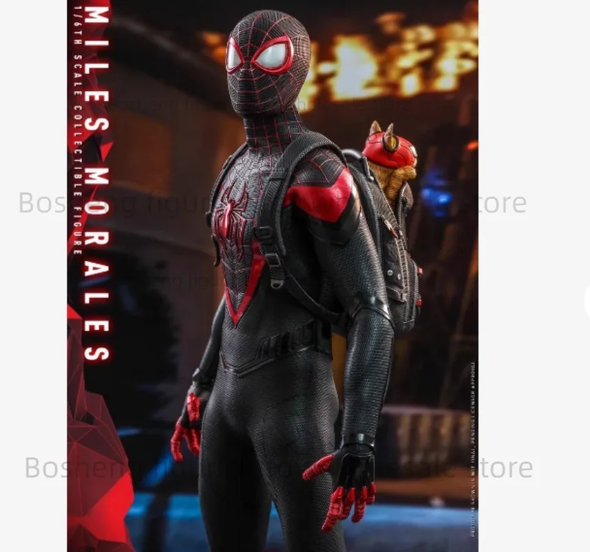 

Оригинальные горячие игрушки HT VGM50 Man Miles Morales Bodega Cat костюм 1/6 в наличии аниме экшн-модель игрушки