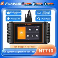 FOXWELL NT710  OBD2 Bidirectional Scanner Diagnostic Tool Test Code Reader ECU Coding A/F Adjust 30+ Reset OBDII Automotive Scan