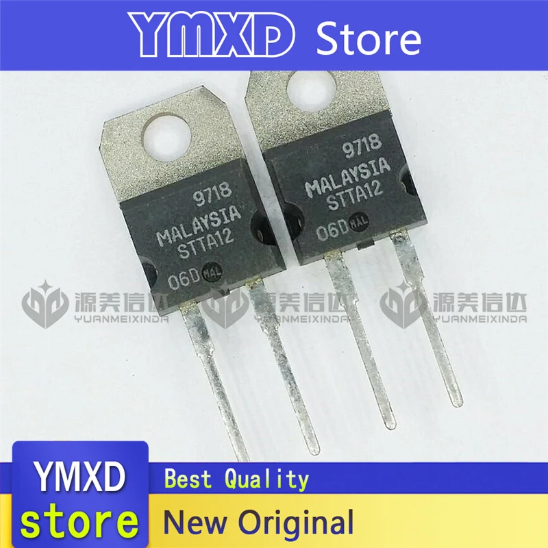 10pcs/lot New Original STTA1206D Fast Recovery Diode TO-220-2 12A/600V In Stock