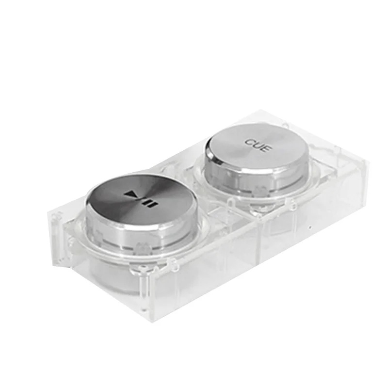 Interruptor de vía bancaria portátil, perilla de repuesto, Mini botón de taco, fácil instalación, pausa de reproducción de repuesto para CDJ-2000NEXUS