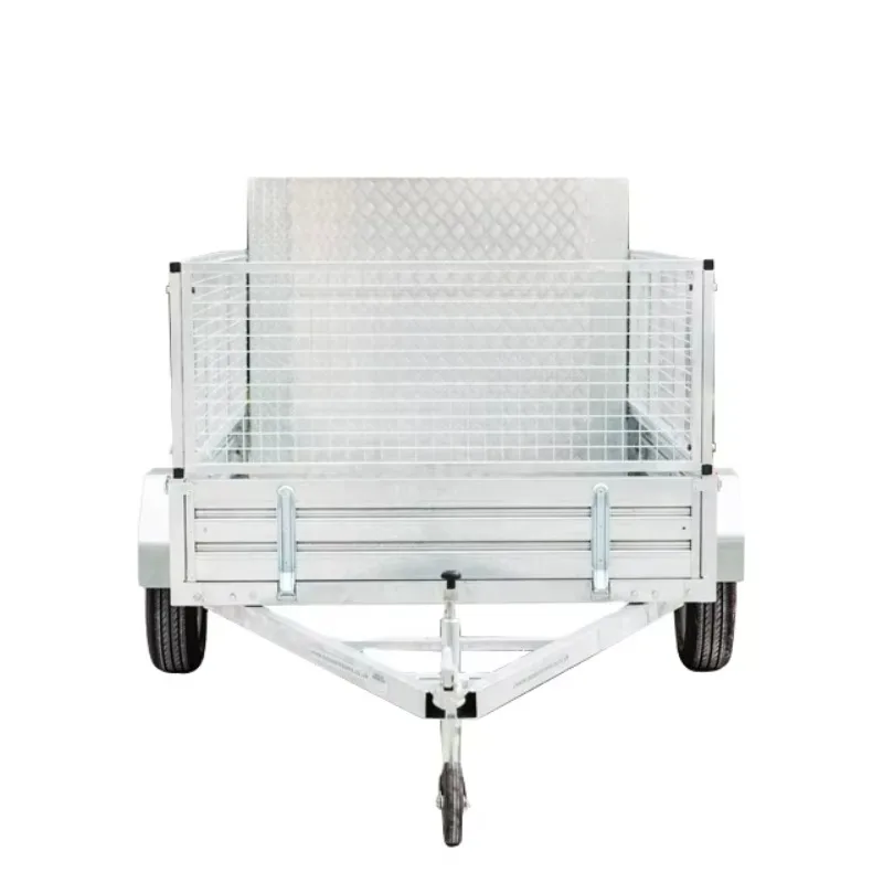 

5X8 5x10 fully welded galvanized travel trailer with cage