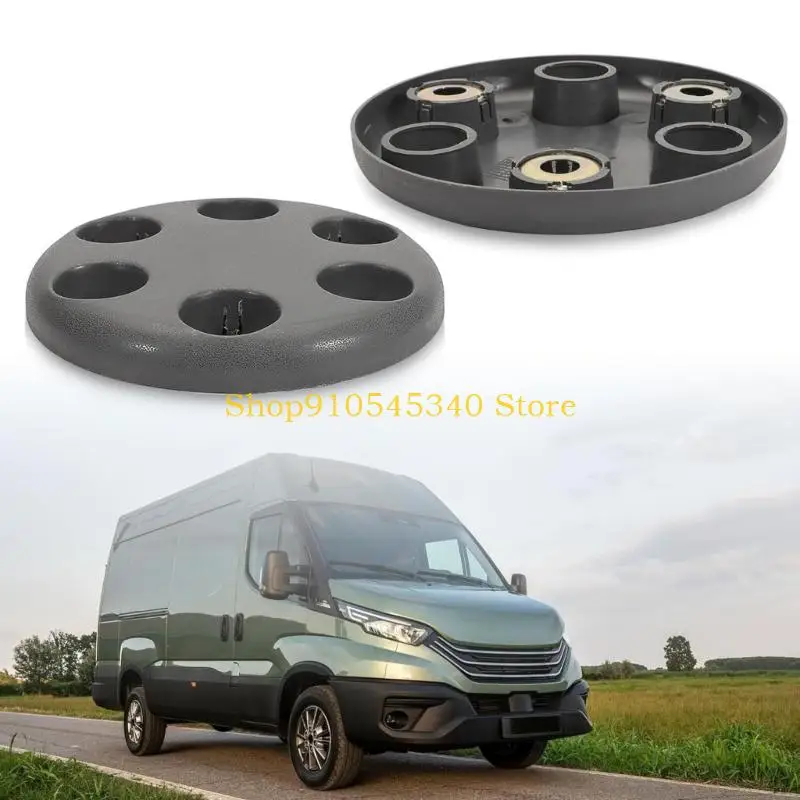 U2JA Direct Replacement Wheel Cover Pair for Daily 1999-2013, Gray Textured 24.8 cm 9.76 in Plastic Covers, Part 93824452 for
