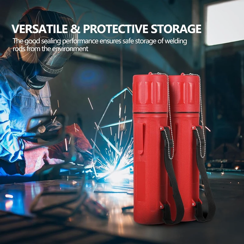 2PCS Welding Rod Storage Tube 14Inch Electrode Storage Container Waterproof Welding Rod Holder Welding Rod Container