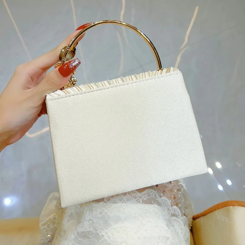 Новинка 2024 года, роскошная плиссированная сумка высокого класса, женские сумки, сумка через плечо на одно плечо, универсальная вечерняя сумка, ручная сумка, сумки для ужина