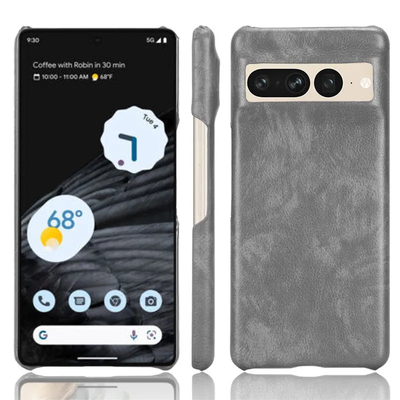 For Google Pixel 7 Pro Pixel7 Case PU Leather Skin Hard Cover Bumper Back Shockproof Case for Google Pixel 7 Pixel7 GVU6C GQML3