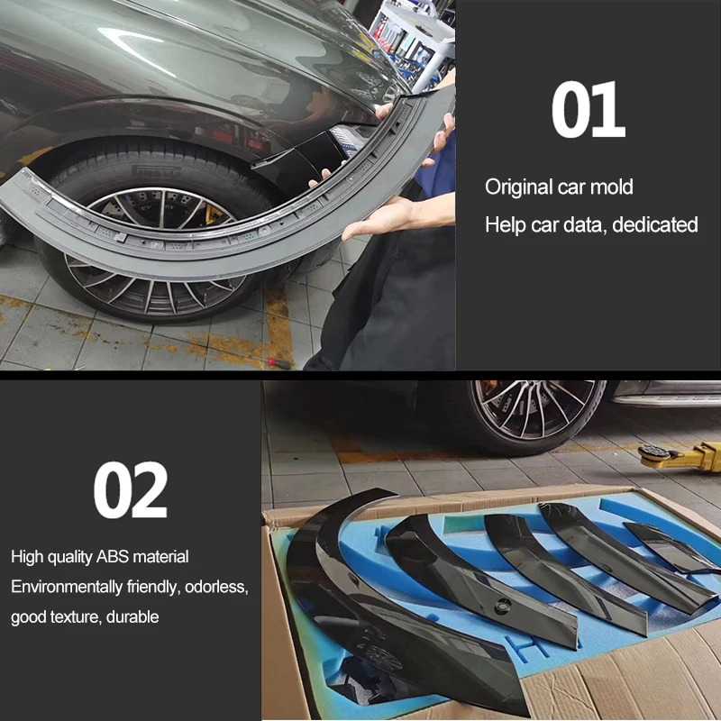 car Accessories for Volvo xc60 2018 2019 2020 2021 2022 mudguard auto parts modification Car styling xc60 fender 10pcs