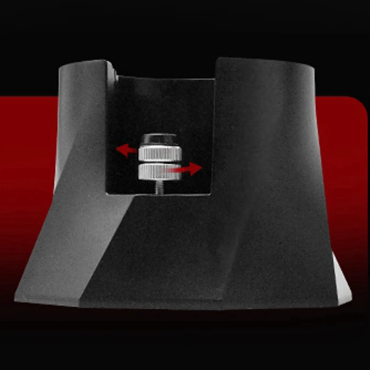 قاعدة A58E-Spiral Black Tamp، قاعدة تخزين بمقبض ماكينة الإسبريسو، ارتفاع قابل للتعديل، جزء سفلي غير قابل للانزلاق