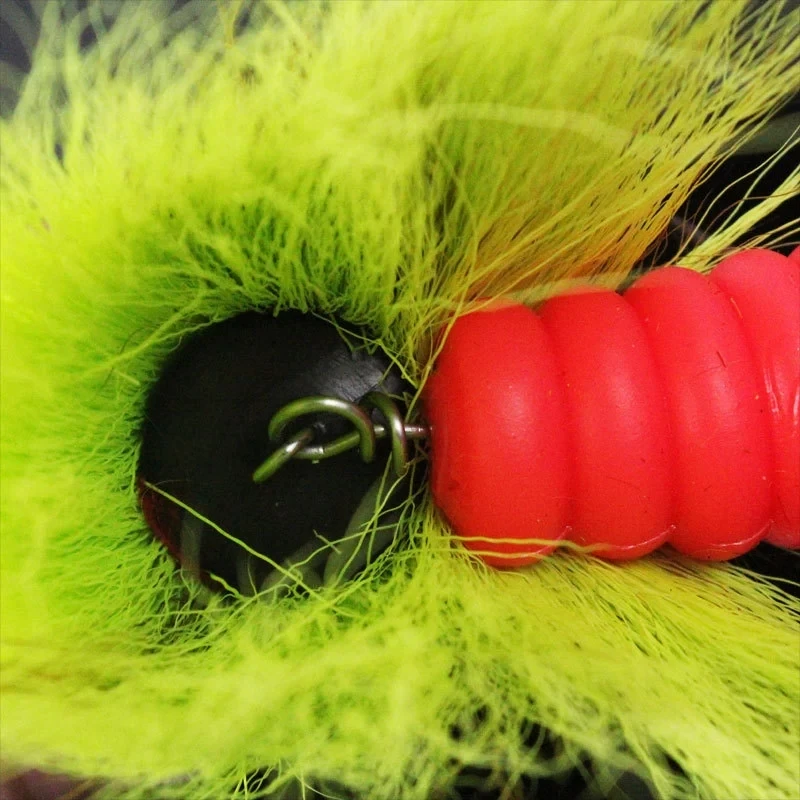 Imagem -06 - Artificial Fishing Lure com Bucktail Isca de Silicone Suave Grande Deer Hair Rat Tackle Cabeça Ganchos Pike Bass Mouse Inverno 85g 23cm