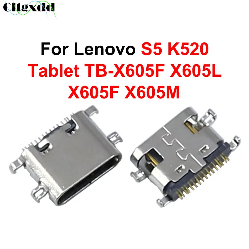 5pcs USB Type-C Jack Charging Port 16Pin 16P Female Socket Connector For Lenovo S5 K520 Tablet TB-X605F X605L X605F X605M