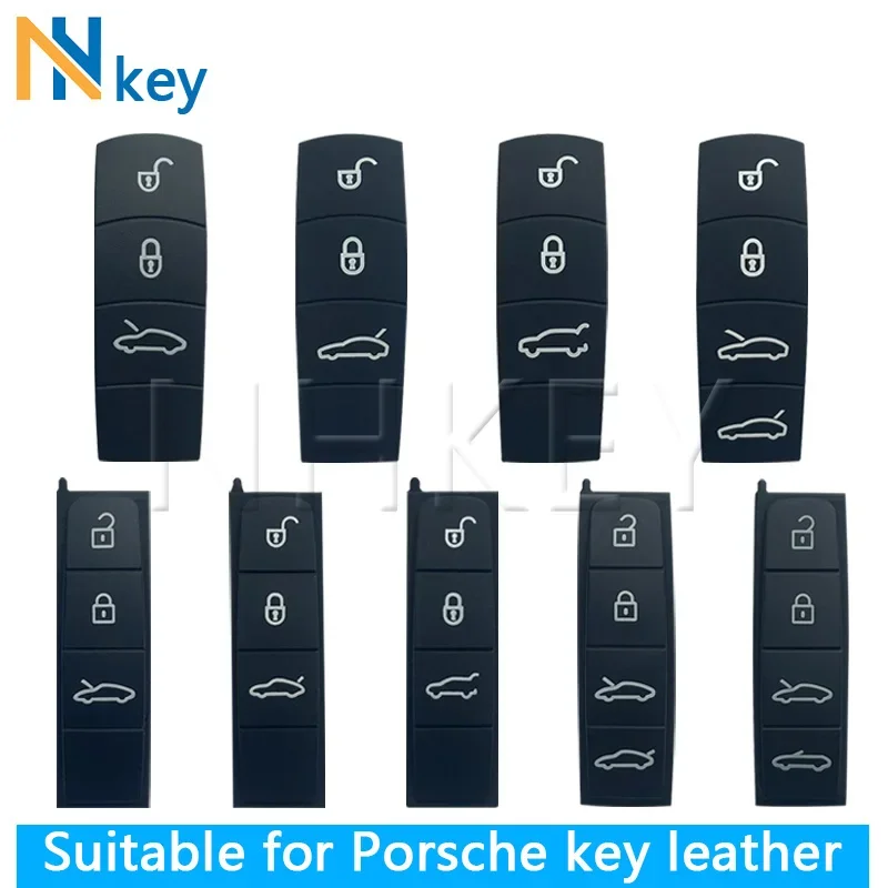 NH KEY For Porsche MACAN, CAYENNE,Cayman, PANAMERA, 718, TAYCAN,and 911 High quality remote key rubber buttons 