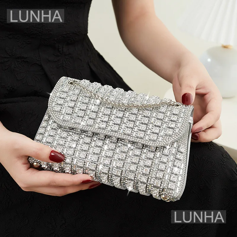 

Женский роскошный красочный клатч со стразами, сумка для ужина, платье для свадьбы, банкета, вечеринки, сумка с клапаном, кошелек на плечо