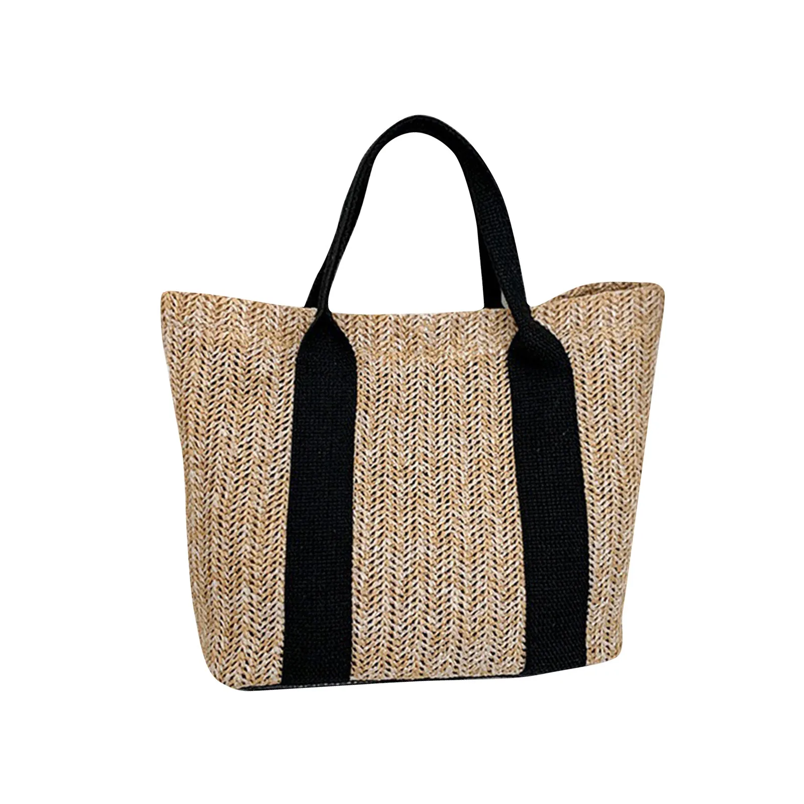 

Large Capacity Woven Bag For Women Lightweight Small Fresh Travel And Vacation Versatile Beach One Shoulder Bag