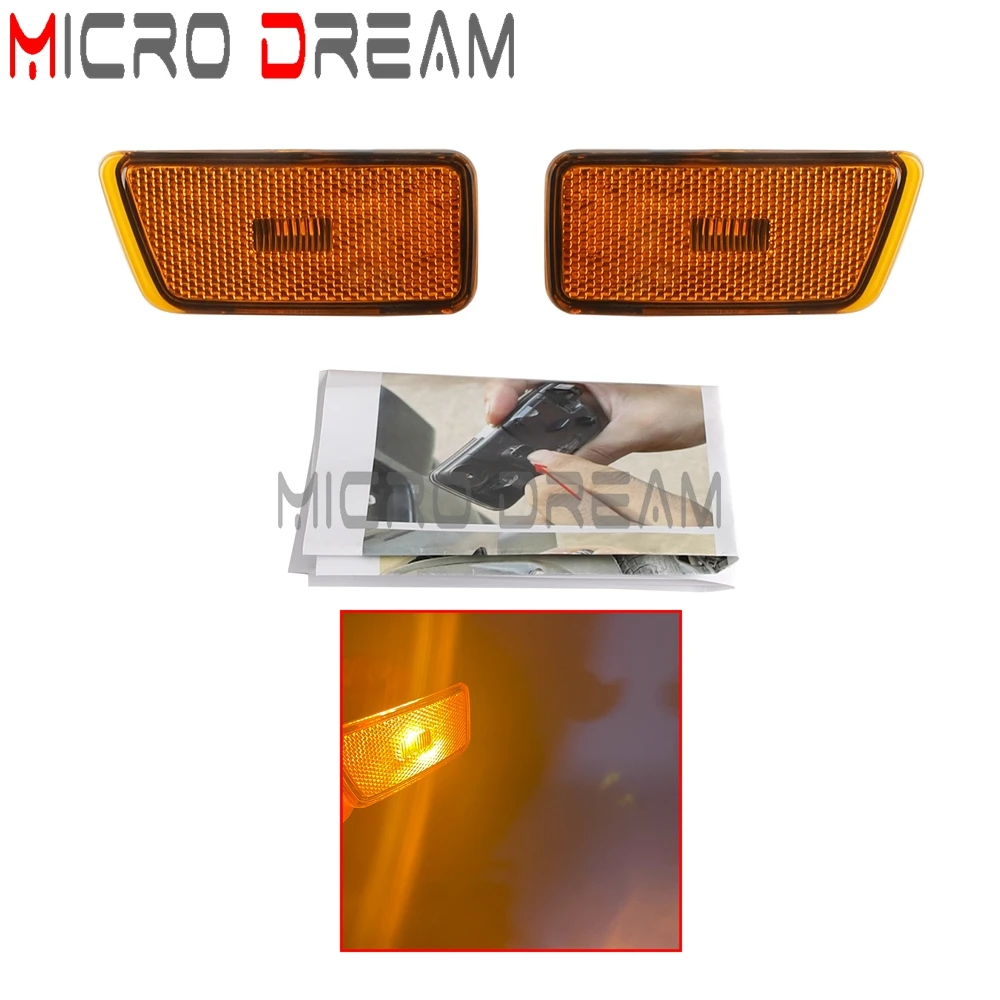 2 قطعة LH/RH LED الوفير الجانب الأمامي ماركر ضوء المصد الخلفي ضوء مصباح بدوره إشارة المؤشر ل 2021 2022 2023 فورد برونكو سبورت #2