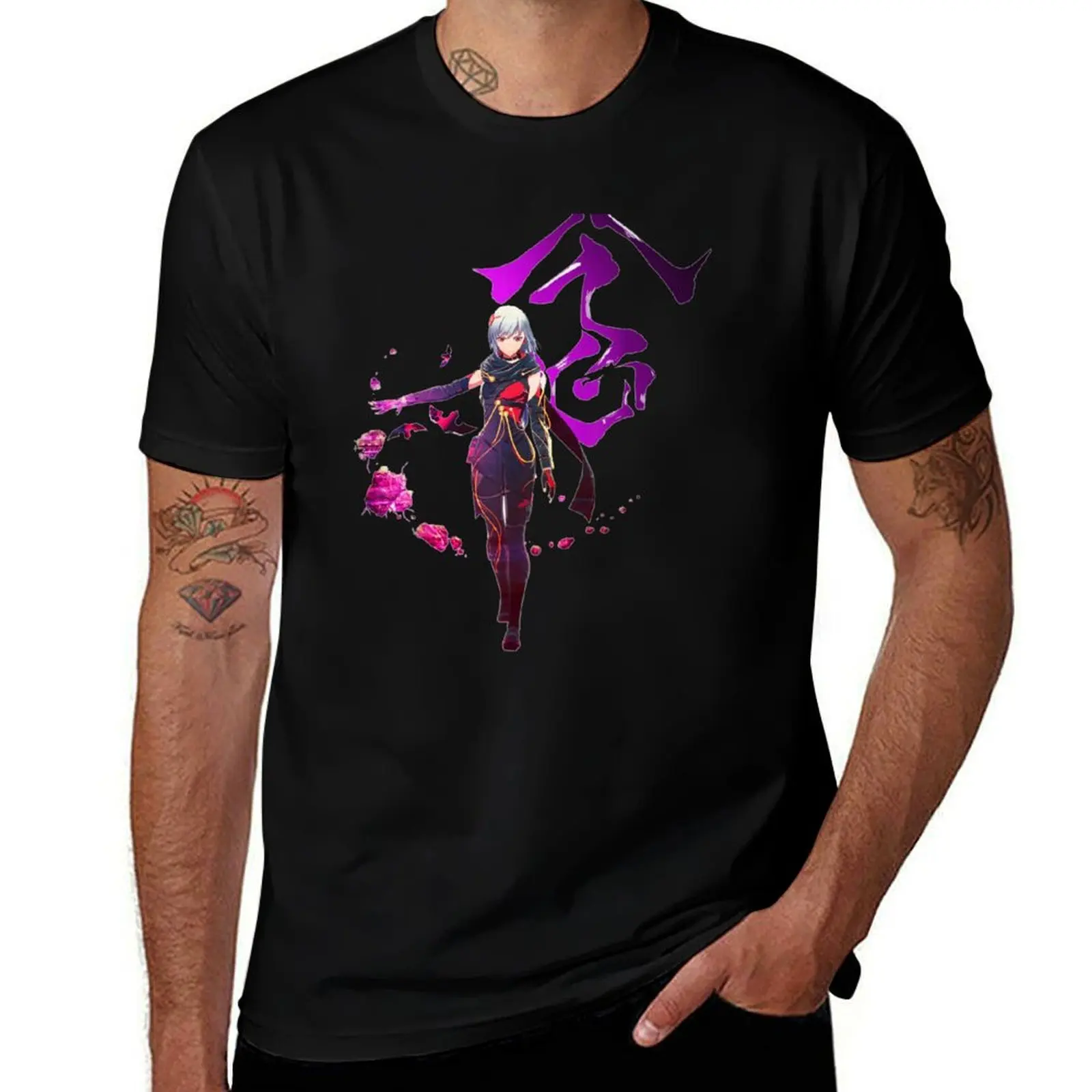 

Scarlet Nexus Tshirt - Scarlet Nexus Design Hoodies - Scarlet Nexus manga Sticker T-Shirt Cool Feeling Summer Tee Shirt