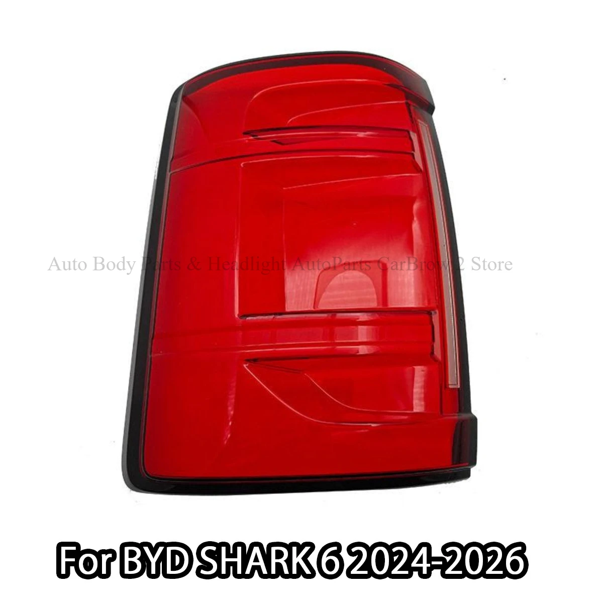 Red Taillight Lens Shell Fit For BYD SHARK 6 Pickup 2024‑2026 Rear Tail Lamp Red Housing Replacement Accessories