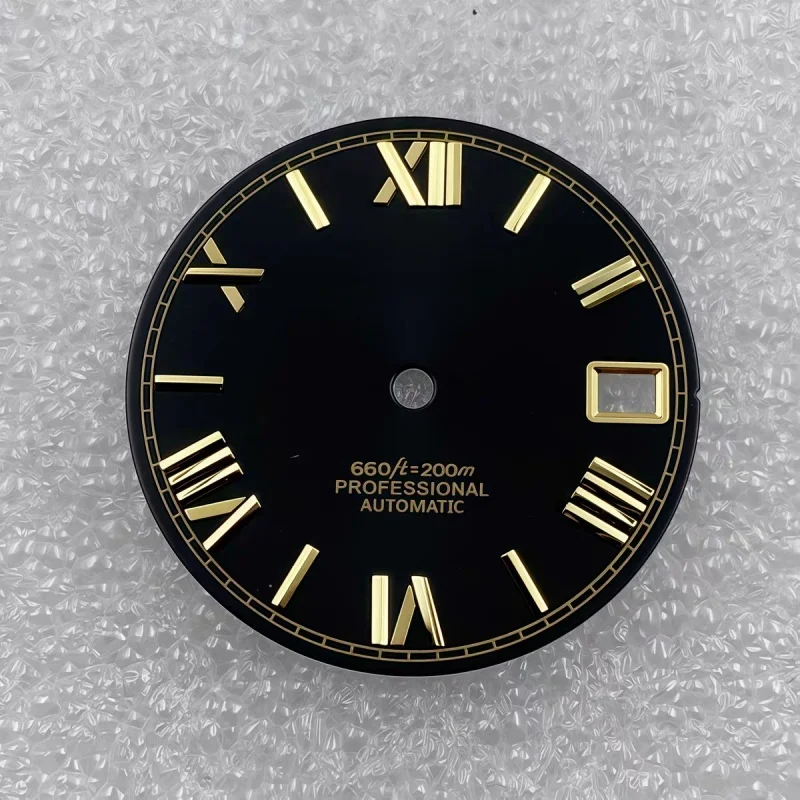 

NH35 Dial Roman Stud Log, 28.5mm Sun Lettering, No Luminous Fits NH35/NH36 Movement Accessories Watch Accessories