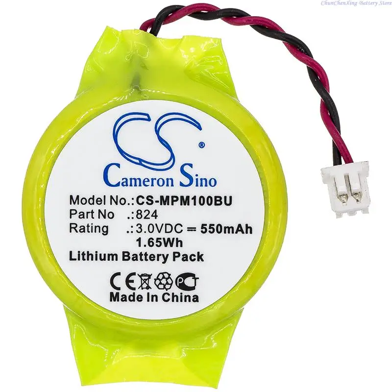 Cameron Sino 550mAh CMOS/batería de respaldo para VeriFone VX600BT, VX600 Bluetooth, MPM-100, para Motorola MPM-100, MPM100