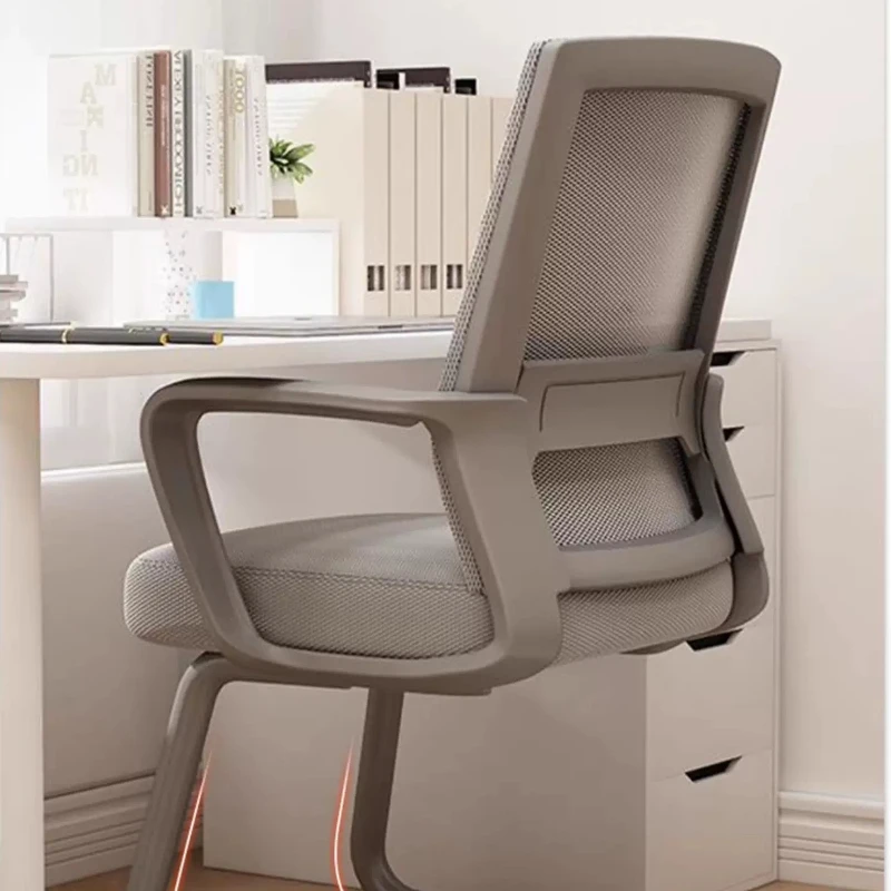 Silla de oficina para juegos Accent Lounge, silla de oficina reclinable de cuero moderna, muebles de oficina minimalistas y cómodos
