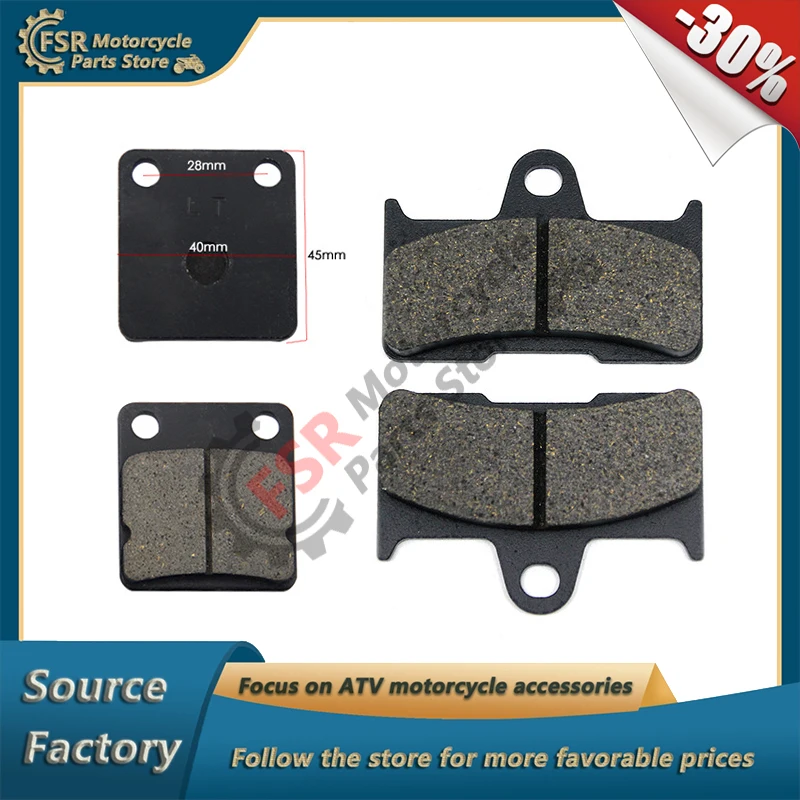 Front/Rear Brake Pads,For CCM LX 700-4A Quad 08-09