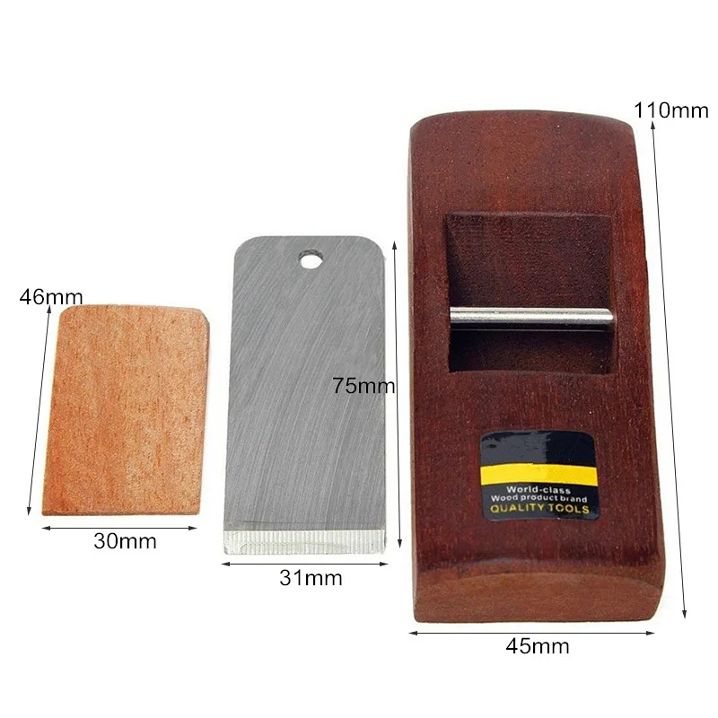 Woodworking planer, mini manual tool, flat bottom edge, woodworking electric tool, fine woodworking case