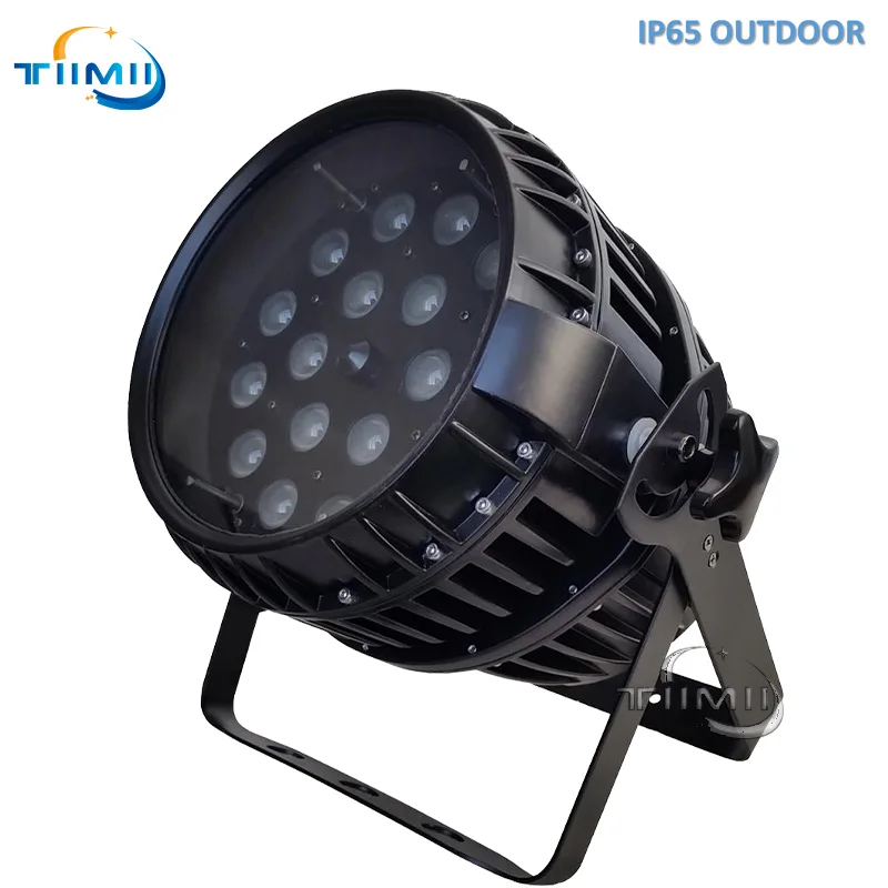 

1pc Aluminum IP65 Outdoor Zoom Par Light Waterproof Led Par Rgbw 18x10w 4in1Rgbw 18x12w 5in1 Rgbwa 18x15w 6in1 Rgbwauv Disco Dj