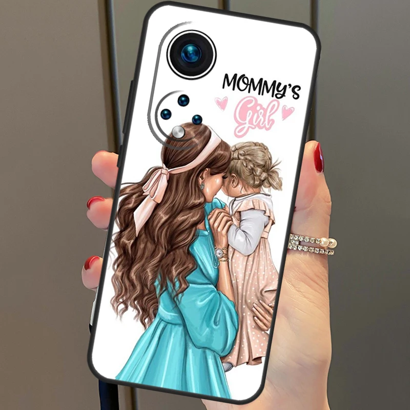 Beautiful Mother Daughter Son Case For Honor X8a X9a X7a X6a X7 X8 X9 X9b X8b Honor 90 70 50 10 Lite Magic 6 5 Pro Cover